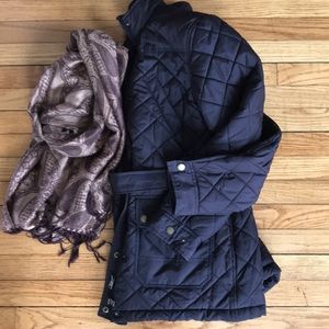 Lauren Ralph chocolate brown petite winter coat